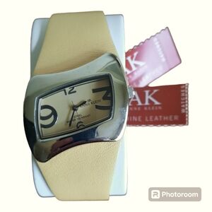 Anne Klein Watch, camel, never used